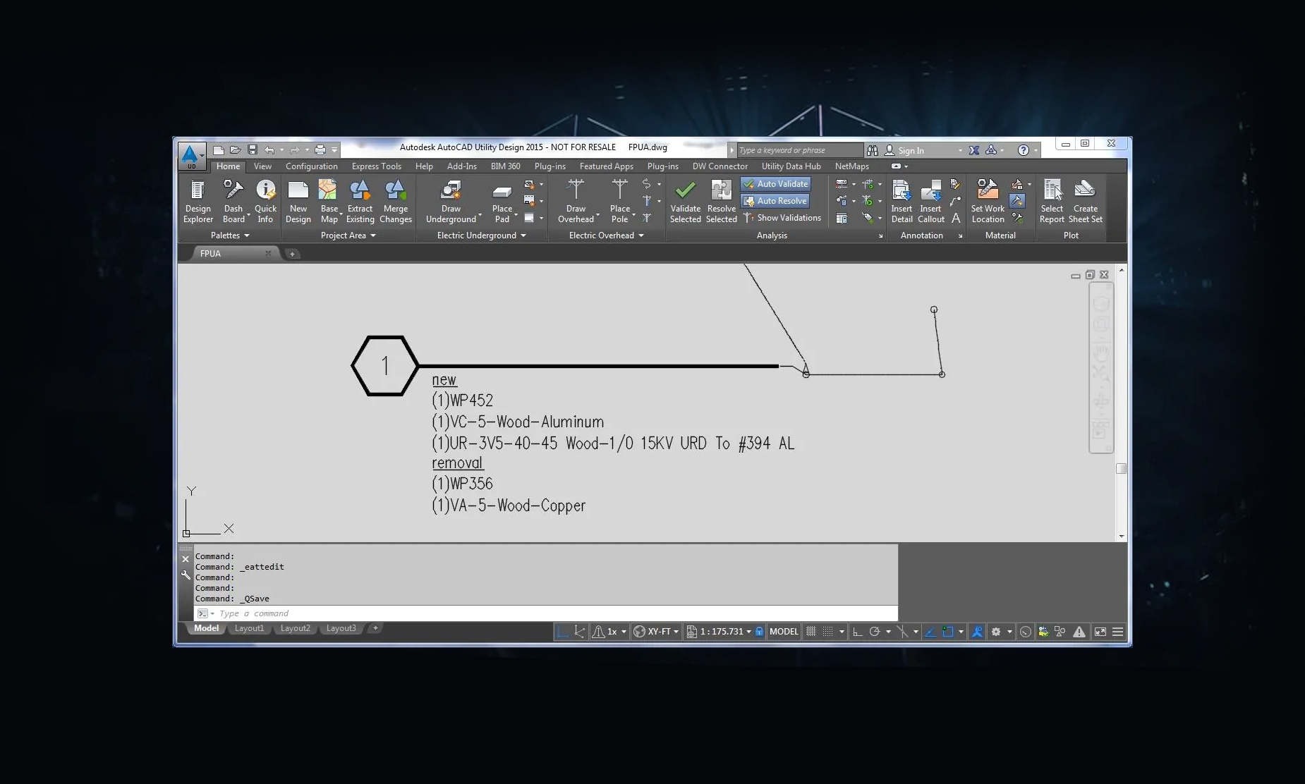 AutoCAD® Utility Design: Work Location Feature – Callout and Categorize Material Status