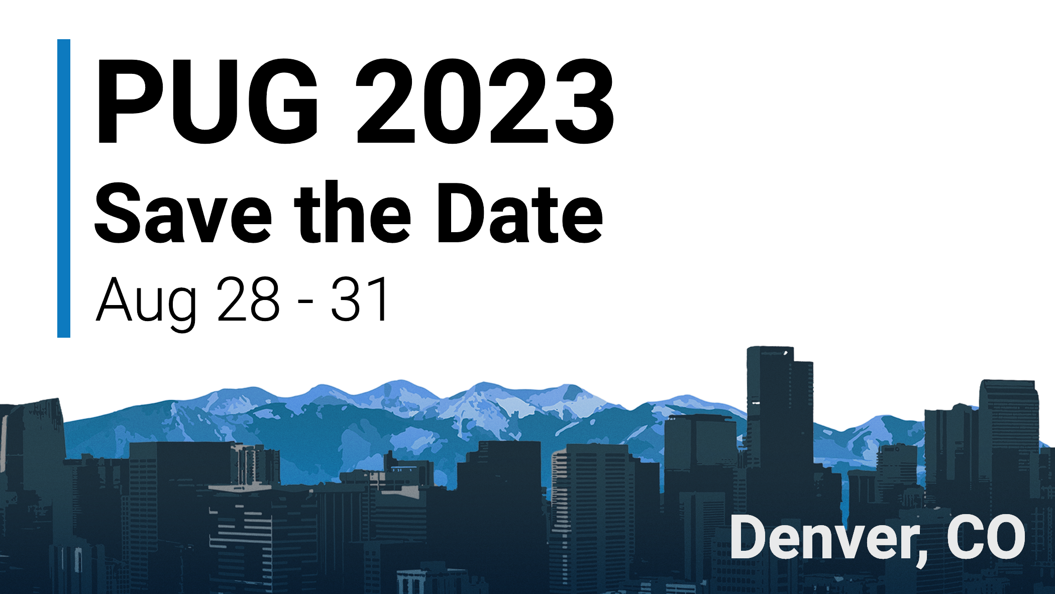 PUG 2023 | Save the Date 