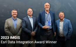SBS Team Accepts Esri Data Integration Award at IMGIS